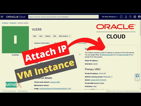 Attach IP address to Oracle VM