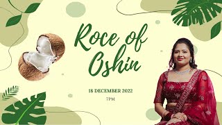 Join us virtually for the Roce Ceremony of Oshin Gloria Dsouza