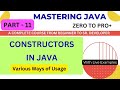 Lec11 - Java Constructors Simplified 🚀 | Types, Uses & Examples