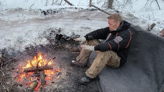 Lost in Alaska - How to NOT Freeze to Death! Winter Survival Camping & Bushcraft