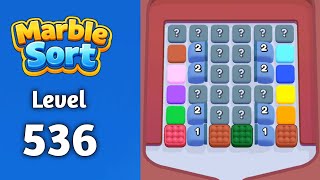 Marble sort Level 536 walkthrough solution