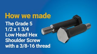 How We Made - Low Head Hex Shoulder Screw