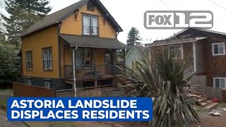 People displaced in Astoria landslide still months away from utilities permanently restored