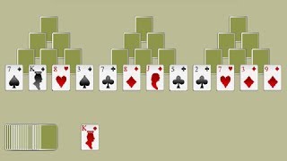 How to play TriPeaks Solitaire