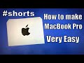 How to Make a Paper Laptop | How to Make a Paper MacBook Pro Apple | Origami Laptop #shorts
