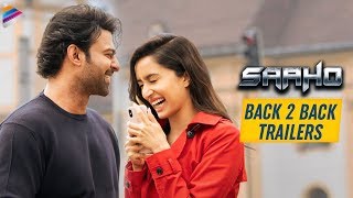 Saaho Back To Back Latest Trailers | Prabhas | Shraddha Kapoor | Sujeeth | Ghibran |Telugu FilmNagar