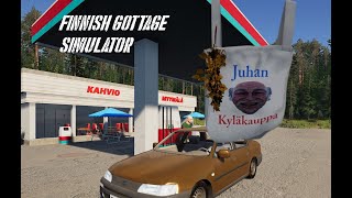 Virtuaalinen kesäloma! | Finnish Cottage Simulator | Kiljua, Reitti kaupalle ja Puusauna! | #1