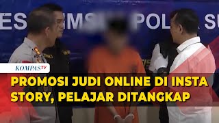 Polisi Tangkap Pelajar di Palembang, Promosikan Judi Online di Medsos