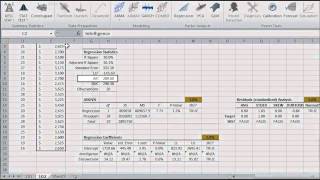 Step-wise regression tutorial in Excel - Part 2