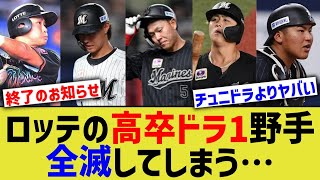 ロッテの高卒ドラフト1位スター野手、全滅してしまう😢【なんJ なんG野球反応】【2ch 5ch】