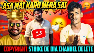 @RRajeshVlogs Ye Wala Video Par Copyright Strike De Dia Sagar Ne  Bs Ap Logo Ka Support Chiye