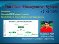 #EER #DBMS #EER_Features EER Diagram Features- Specialization, Generalization and Aggregation