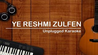 Ye Reshmi Zulfen | Unplugged Karaoke | Mohammed Rafi | Do Raaste