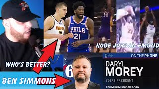 Daryl Morey Interview On Ben Simmons! Joel Embiid Like Kobe & Jordan? Embiid Vs Jokic Who’s Better!