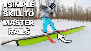 How To MASTER Rails On Skis!!