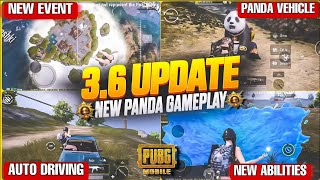 Finally 3.6 Biggest Update Is Here | New Theme Mode \u0026 Secret Place | New Panda Vehicle | PUBGM