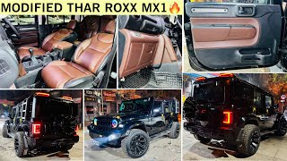 Modified Thar Roxx 2025 | Thar 2025 modification 🤩 Thar Roxx MX1 modification with Price  😱