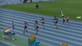 第３５回全国小学生陸上競技交流大会東京都代表選手選考会　小学５年女子１００ｍ予選　衣恭