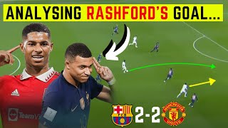 Why Ten Hag Used Rashford as a CF in this Game... Barcelona 2-2 Man Utd Europa League 2023