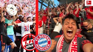 DEUTSCHER MEISTER 2023, DANKE MAINZ ❤️ | 1. FC Köln vs FC Bayern München XXL Stadionvlog | CedrikTV