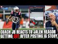 Coach JB Reacts To Jalen Reagor Getting CUT After Posting IG Story