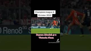 Bayern Munich 5-0 Victoria Plzen champions league 4 October 2022