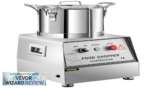 VEVOR 110V Commercial Food Processor 7L Capacity 750W Electric Food Cutter Mixer Review