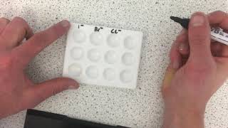 Halogen displacement reactions