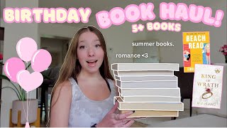 HUGE book haul 💝📖✨ birthday edition! *8 books*