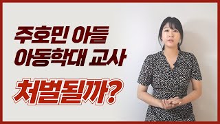 아동학대전문변호사, 주호민 아들 아동학대 교사는 처벌될까?