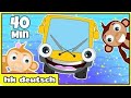 Fünf kleine Affen | Five Little Monkeys | Räder auf dem Bus | Kinder Reime in Deutsch | ki