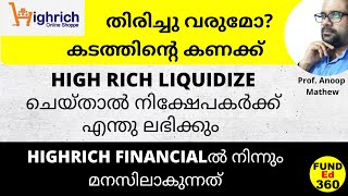 High Rich നിക്ഷേപകരുടെ പണത്തിന്റെ ഭാവി | HighRich Business Model | HighRich Financials