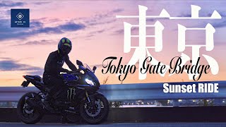 【MotoVlog】東京の絶景！マジックアワーのゲートブリッジがヤバすぎた【YZF-R25】