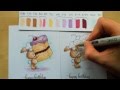 Wild Rose Studio - Bunny With Cake - Colouring with Copics