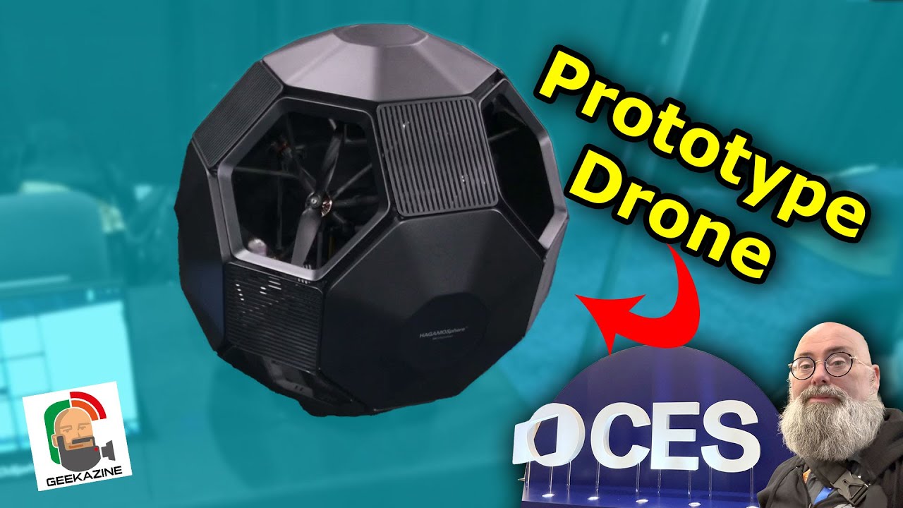 Drones Reinvented Hagamosphere Spherical Design Prototype Ces2025