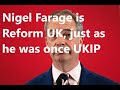 The cult of personality; a possible problem with Britain’s Reform UK party and Nigel Farage