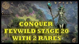 Defeat Feywild Stage 20 with 2 Rares! | Season 0 Closed Beta 2 | DragonHeir: Silent Gods