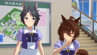 【ウマ娘】みんなを驚かせるために協力するフジキセキとアグネスタキオン