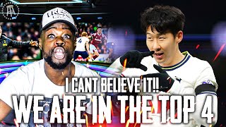 I CAN’T BELIEVE IT!! WE ARE IN THE TOP 4 | Tottenham 2-0 West Ham EXPRESSIONS REACTS