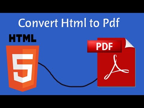 Easy Way To Convert HTML To PDF Using Javascript - Code With Mark - YouTube