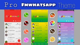 Fm whatsapp new look | change fm whatsapp theme and home screen background