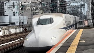 N700系1000番台　ひかり503号　岡山行き　西明石駅到着