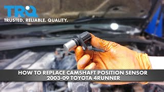 How To Replace Camshaft Position Sensors 2003-09 Toyota 4Runner