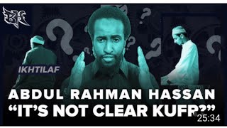 Bro Hajji Lies Again! Is Leaving The Salah Kufr? - Ustadh Abdurrahman Hassan