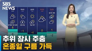 [날씨] 서울 낮 3도…매섭던 겨울 추위 잠시 '주춤' / SBS