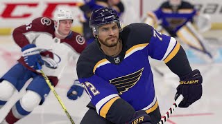 Colorado Avalanche vs St Louis Blues Game 4 - Stanley Cup Playoffs 2nd Round Highlights - NHL 22