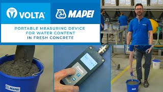 SONO-WZ by Volta for Mapei | Portable measuring device for water content in fresh concrete