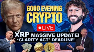 🚨 BREAKING: CONGRESS *CLARITY ACT* DEADLINE UPDATE! 🚨 XRP USED AS COLLATERAL, RIPPLE PRIME *HUGE*