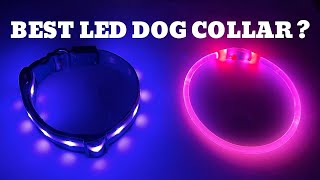 LED Dog Collars COMPARED | BSeen vs Blazin'