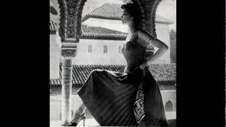 JEAN PATCHETT ICONIC MODEL \u0026 LOUISE DAHL-WOLFE FASHION PHOTOGRAPHER, GRANADA SPAIN 1953